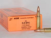 HSM Custom Plus Rifle Ammunition 681N, 6.8mm Remington, Sierra MatchKing BTHP, 115 GR, 2625 fps, 20 Rd