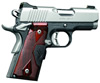 Kimber 3200240 Ultra CDP II LG Pistol w/Laser - .45 ACP, 3 in Barrel, Amb. Safety, Aluminum Frame, Satin Silver Slide, 7 Rd