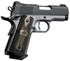 Kimber 3200138 Tactical Ultra II Pistol - .45 ACP, 3 in Barrel, Amb. Safety, Aluminum Frame, Matte Black Oxide Slide, 7 Rd