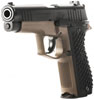 Lionheart LH9 Fullsize Pistol 10004, 9mm, 4.1 in, Black Grips, Cerakote Patriot Brown Finish, 15 Rd
