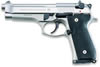 Beretta 96 Inox Semi-Auto Pistol JS960510, 40 SW, 4.9", Hogue Rubber Grips, Stainless Finish