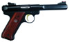 Ruger Mark III Deluxe Pistol RUMKIII512GCL,  22 LR, 5.5", Cocobolo Grip, Blue Finish, 10 Rd