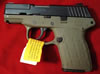 Keltec PF-9 Semi-Auto Pistol, 9MM, 3.1", OD Green Polymer Grips, Blue Finish