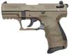 Walther P22Q Semi-Auto Pistol QAP22524, 22 Long Rifle, 3.4", Polymer Grip, Flat Dark Earth Finish, 10 Rd