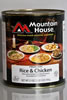 Mountain House Rice & Chicken #10 Can Entree 30105, 1 lb 5 oz, 10 Servings, Freeze Dried