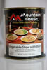 Mountain House Vegetable Stew with Beef #10 Can Entree 30113, 1 lb, 9 Servings, Freeze Dried