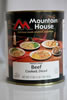 Mountain House Diced Beef #10 Can Meat 30122, 1 lb 1 oz, 15 Servings, Freeze Dried