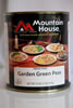 Mountain House Garden Green Peas #10 Can Sides 30305, 1 lb, 23 Servings, Freeze Dried