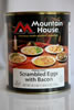 Mountain House Scrambled Eggs with Bacon #10 Can Breakfast 30447, 1 lb 4.3 oz, 16 Servings, Freeze Dried