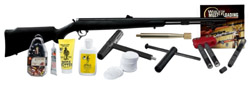 TCA OMEGA Z5 PREMIUM PACK Muzzleloader 8886 50 CAL Black Powder Synthetic Blue Lever