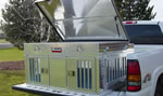 Owens Hunter Series Double Compartment Dog Box w/Top Storage 55011, 4 Seasons Vents, 38"W x 45"D x 26"H