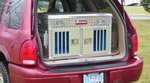 Owens Hunter Series Double Compartment Dog Box w/Top Storage 55018, Standard Vents, Small, 36"W x 29"D x 22.5"H