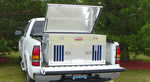 Owens Hunter Series Double Compartment Dog Box w/Top Storage 55030, Standard Vents, Shallow, 48"W x 36"D x 26"H