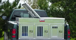 Owens Hunter Series Triple Compartment Dog Box w/Top Storage 55053, 12 x 12 Vents in back, 58"W x 40"D x 26"H