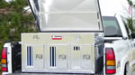Owens Hunter Series Triple Compartment Dog Box w/Top Storage 55054, Standard Vents, 48"W x 36"D x 26"H