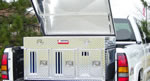 Owens Hunter Series Triple Compartment Dog Box w/Top Storage 55058, Standard Vents, Extra Vent in back, 48"W x 36"D x 26"H