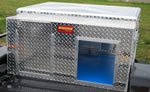 Owens Hunter Series Double Compartment Dog Box w/ Top Storage 55068, Trailer Box, Rear Access 48"W x 45"D x 26"H