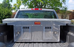 Owens Hunter Series Double Compartment Dog Box w/Top Storage 55072, Crossover Standard Vents, 71 5/8"W x 27"D x 25"H