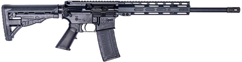 American Tactical MilSport Rifle ATIG15MS556ML10, 5.56x45mm, 16", 6 Position Rogers Super-Stoc Stock, 30 Rds