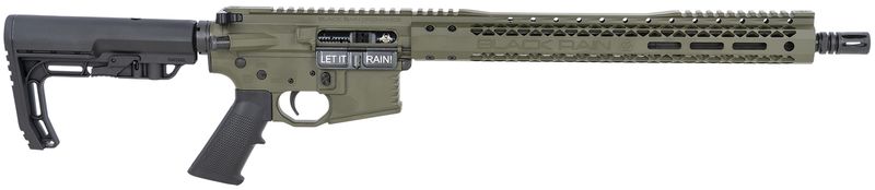 Black Rain Ordnance Spec15 Billet Rifle BRO20110401, 5.56x45mm NATO, 16", 6 Position MFT Minimalist Stock, 30 Rds