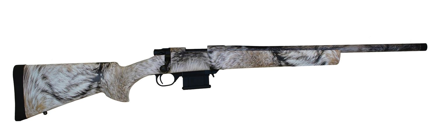 Howa M1500 Mini Action Full Dip Rifle HMA223YOTE, 223 Rem, 20", Yote Camo Stock, 10 Rds