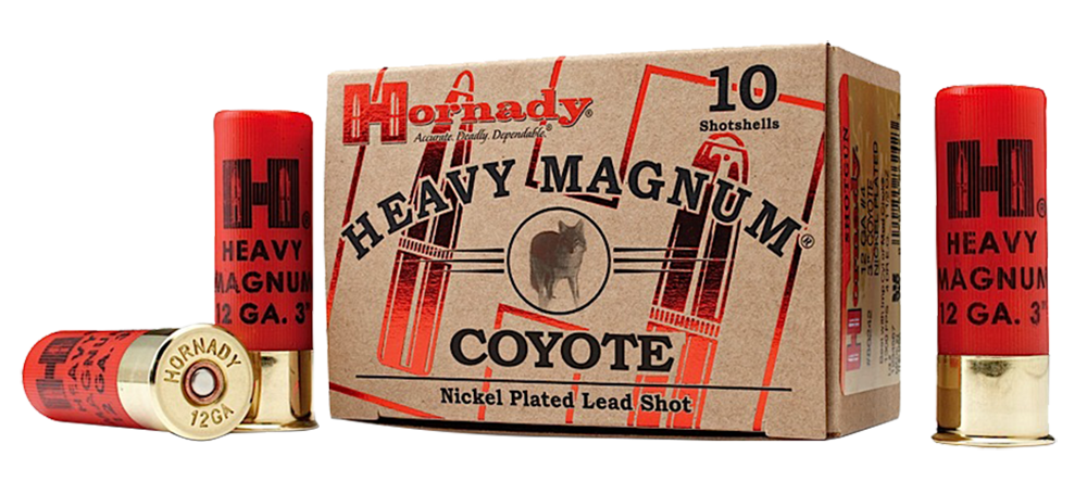 Hornady Coyote Shotshells 86222, 12 Gauge, 3", 1-1/2 oz, 1300 fps, #BB Buckshot, 10 Rd/bx