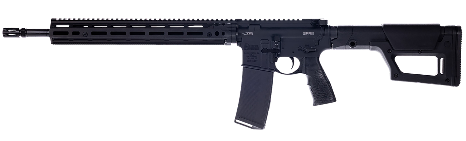 Daniel Defense DD4 SPRIII Rifle 02-191-16291-047, 223 Rem, 18" DLC MK12-Profile Barrel, Synthetic Magpul Prs Lite Stock, 32 Rds