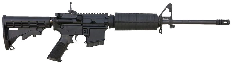 Bushmaster M4 Patrolman's *CA Compliant Rifle 0010011CA, 5.56x45mm NATO, 16", 6 Position Collapsible Stock, 10 Rds