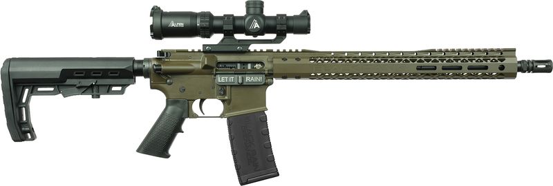 Black Rain Ordnance Spec15 w/Optic Rifle BROROTROPT01, 223 Rem/5.56 NATO, 16", Magpul, 30 Rds
