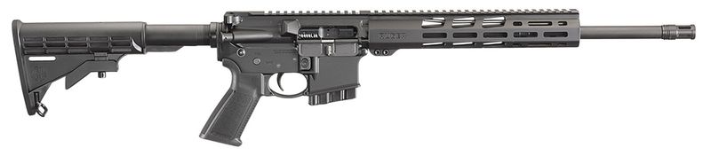 Ruger AR-556 Rifle 8537, 5.56x45mm NATO, 16.10", 6 Position Collapsible M4-Style Stock, 10 Rds