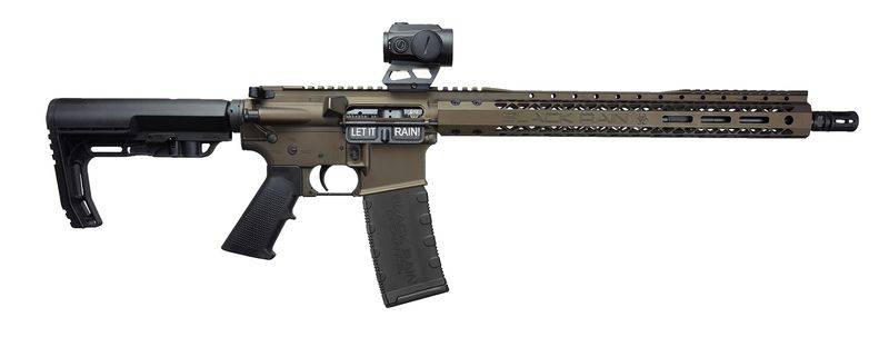 Black Rain Ordnance Spec15 Rifle BRO24061901OPT, 223 Rem/5.56 NATO, 16", 6 Position MFT Minimalist Stock, 30 Rds