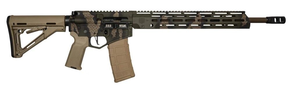 Diamondback Diamond DB15 Rifle Rifle DB1780H631, 5.56 NATO, 16", FDE Magpul Stock, Copperhead Camo Finish, 30 Rds