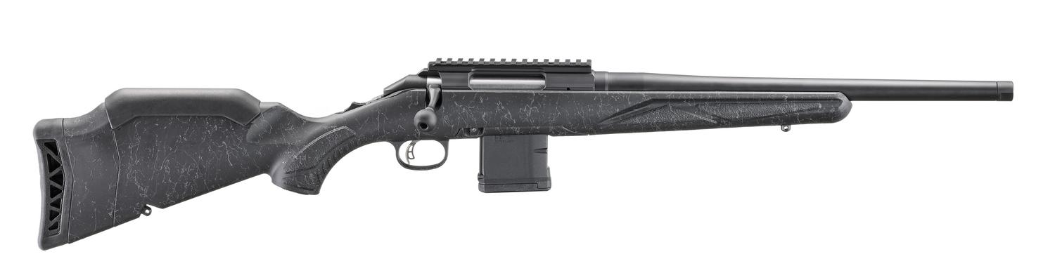 Ruger American Patrol Gen II Rifle 56903, 5.56 Nato, 16" Threaded, Black Splatter Gen II American Stock, Graphite Black Bull Contour Barrel, 10+1