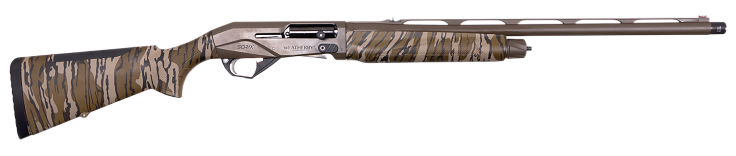 Weatherby Sorix Turkey Semi Auto Shotgun XTB1224SMG, 12 Gauge, 24", 3.50" Chmbr, Mossy Oak Bottomland Synthetic Stock, 2 Rds