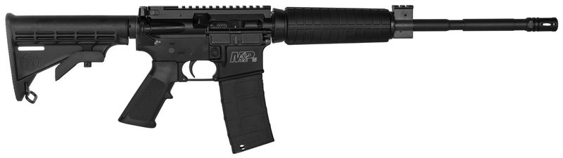Smith and Wesson M&P15 Rifle 311003, 223 Remington/5.56 NATO, 16", 6-Position Black Stock, 30 Rds