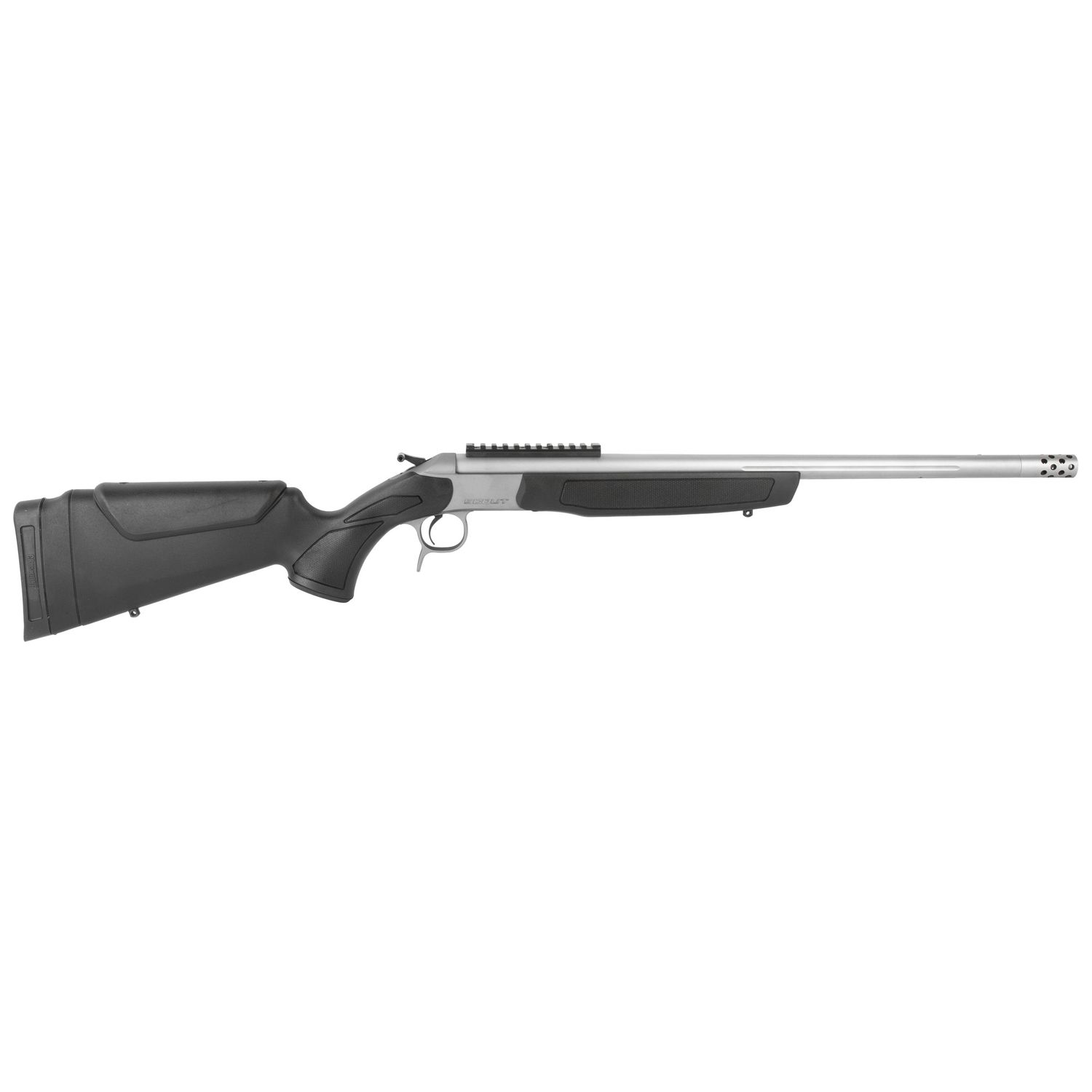 CVA Scout Takedown Single Shot Rifle HR4439S, 35 Whelen, 22" Threaded, Adj Comb & LOP Black Synthetic Stock, 1rd Rds