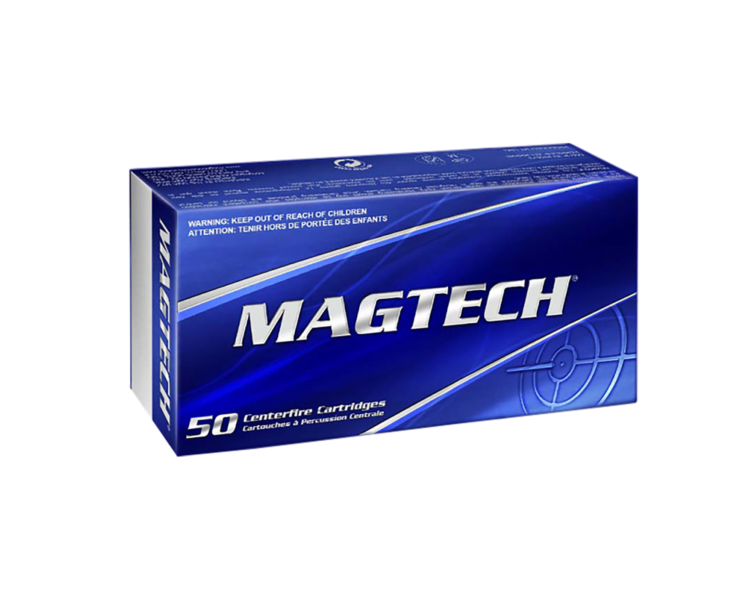 Magtech Sport Pistol Ammunition 10B, 10mm Auto, Jacketed Hollow Point (JHP), 180 gr, 1230 fps, 50 Rd/Bx