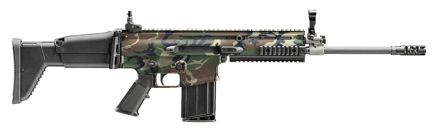 FN Herstal SCAR 17S Rifle 3810170101, 7.62x51 NATO, 16.25", Adjustable Synthetic Stock, 20 Rds