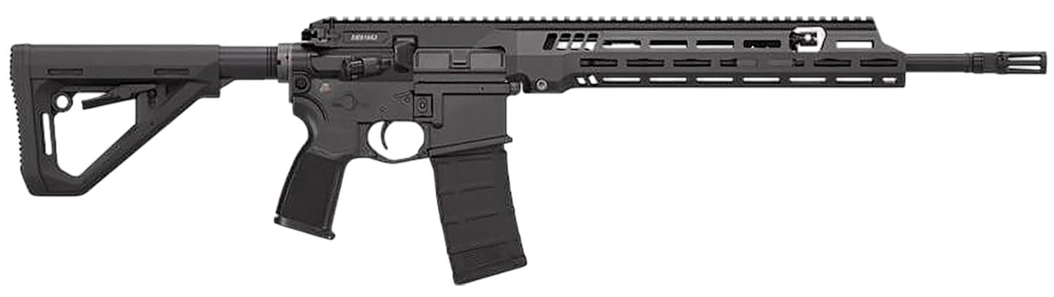 Sig Sauer 516 Mohawk Semi-Auto Rifle R516G3556N16B, 5.56 NATO, 16", Magpul DT Stock, Side-Charging Handle, Fully Ambidextrous, 30 Rds