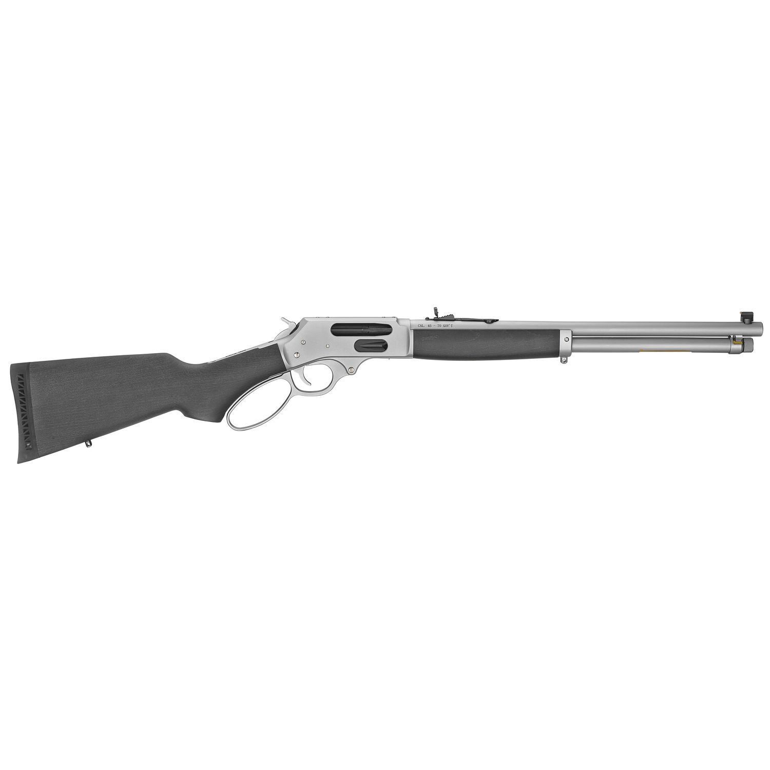Henry Side Gate All Weather Lever Action Rifle H010GAW, 45-70 Gov, 18.43", Black Stock, Stainless Finish, 4 Rds