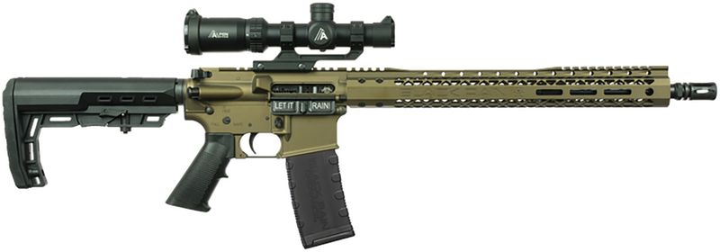Black Rain Ordnance Spec15 w/Optic Rifle BROROTROPT03, 223 Rem/5.56 NATO, 16", Magpul, 30 Rds