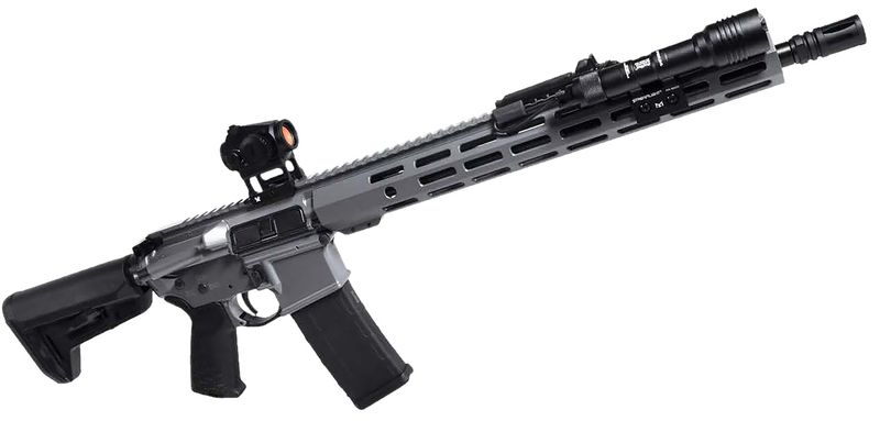 Shark Coast Tactical Grey Night Bundle Rifle 300-100-1002-04, 5.56 NATO, 16", Magpul SL-K Stock, 30 Rds