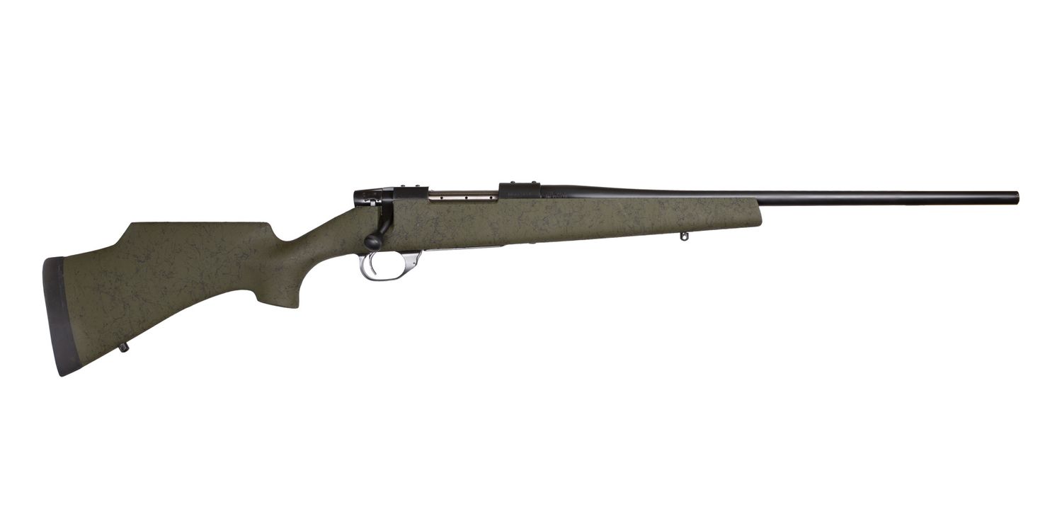 Weatherby Vanguard Camilla Wilderness Rifle VWC223RR0T, 223 Rem, 20", Green Fiber Glass W/black Web Stock, 5 Rds