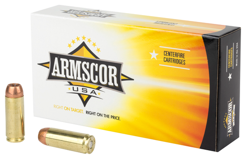 Armscor Pistol Ammunition FAC50AE-1N, 50 Action Express, XTP, 300 GR, 20 Rd/bx