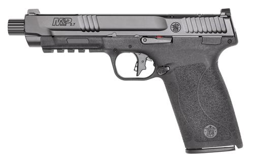 Smith & Wesson M&P 5.7 Semi-Auto Pistol 13348, 5.7x28mm, 5 in, Optics Ready, Threaded, Black Finish, 22 Rds