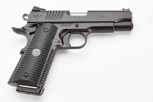 Wilson Combat ACP Commander Pistol ACP-COM-9A, 9mm, 4.25in, Eagle Claw Grips, Armor-Tuff Finish, 10 Rds