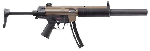 Heckler & Koch MP5 Semi-Auto Rifle 81000627, 22 LR, 16.10", Collapsible Stock, Flat Dark Earth Metal Finish, 25 Rds