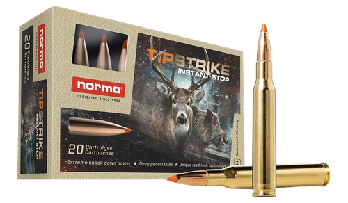 Norma Tipstrike Rifle Ammunition 20174022, 300 WSM, 170 gr, 20 Rd/Bx