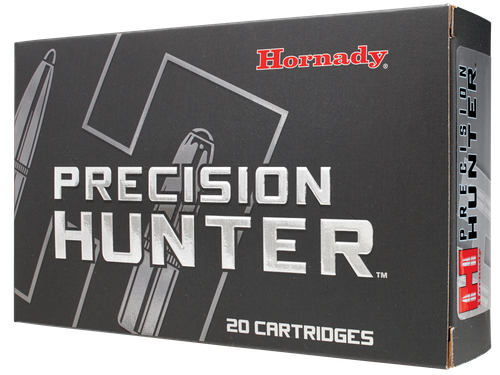 Hornady Precision Hunter Rifle Ammunition 81174, 30-06 Springfield, ELD-X, 178 GR, 2660 fps, 20 Rd/Bx