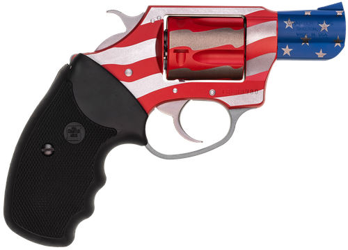 Charter Arms Old Glory Revolver 23872C, 38 Special, 2", Polymer Grips, Red/White/Blue Finish, Fixed Sights